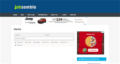 Desktop Screenshot of jobzambia.com